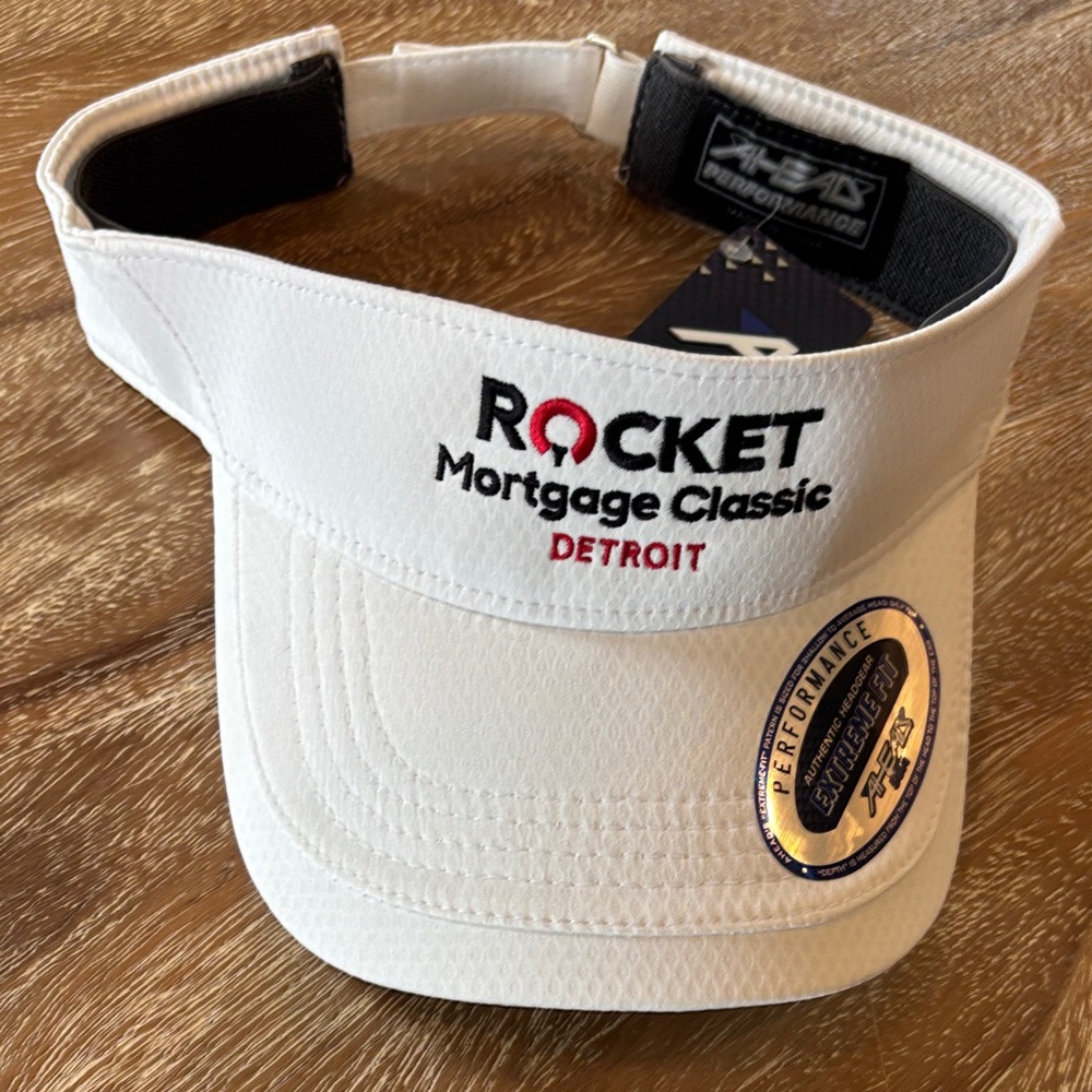 Rocket Mortgage Classic White Visor- NWT
